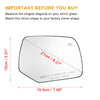 Ford Escape Heated Right Side Rearview Mirror Glass (2008-2012)