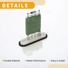 Blower Motor Resistor HVAC Plastic/Metal 1 Pcs