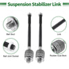Ford Explorer 6 Pcs Front Suspension Tie Rod Ends & Sway Bar Link (2002-2010)