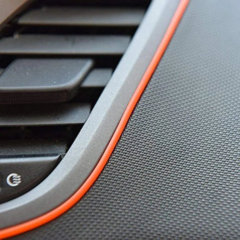 Various Models 16ft Orange Car Interior Door Edge Molding Trim