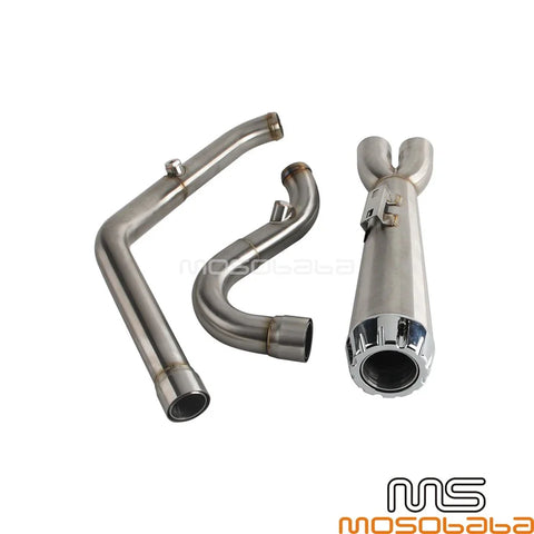 Harley Touring FLTRX FLTRXS FLTRK FLTRXP Exhaust System w/ End Cap (2014-2023)