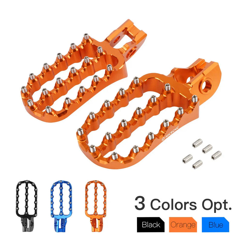 KTM 125-500 XC F SX F EXC F Wide Foot Pegs (2017-2022)