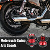 Kawasaki Pair M10x1.5 Red Aluminum Alloy Motorcycle Swing Arm Spools