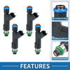 Chevrolet Malibu LS LT LTZ 4 Pcs Fuel Injector (2008 - 2010)