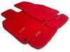 Porsche 997 Coupe GTS 2005-2008 Red LHD Carpet ER56 Design Floor Mats