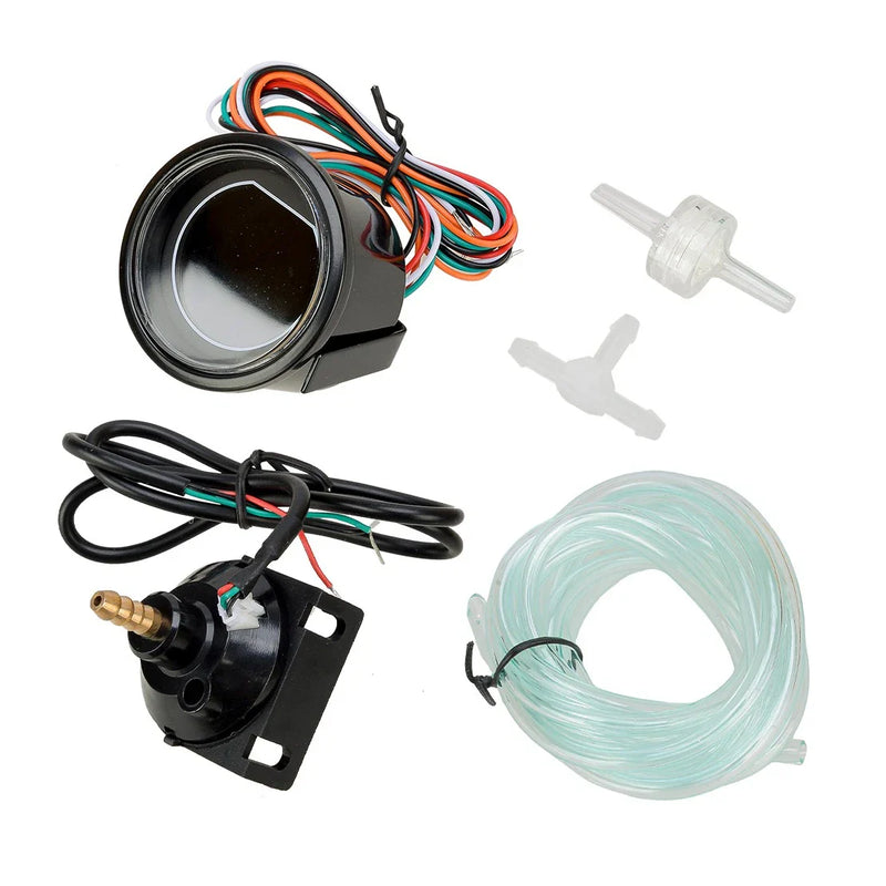 2" 52mm 35PSI Car Digital LCD Turbo Boost Gauge Pressure Meter Sensor