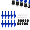 Motorcycle - 10 Pcs Blue 5MM Windshield Spike Bolts