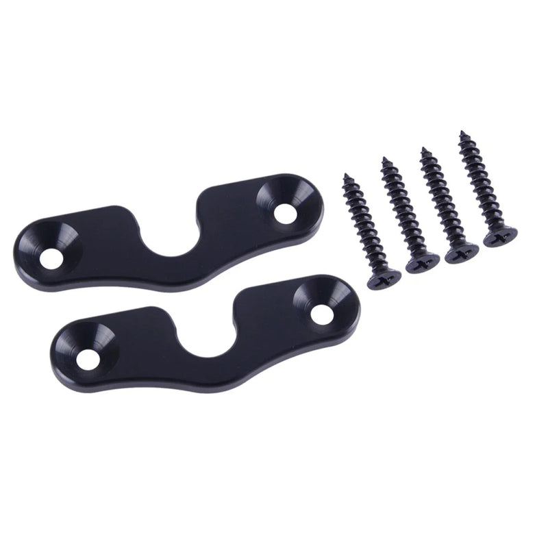 Jeep Wrangler JK JL Gladiator JT Black Metal Sun Visor Clips