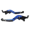 Honda CB599 CB600 CB919 Blue Extendable Brake Clutch Levers (1998-2006)