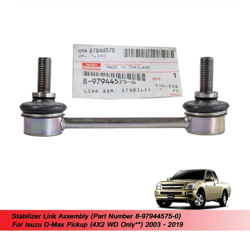 Isuzu Dmax 4X2 Stabilizer Link Assembly (2003-2019)