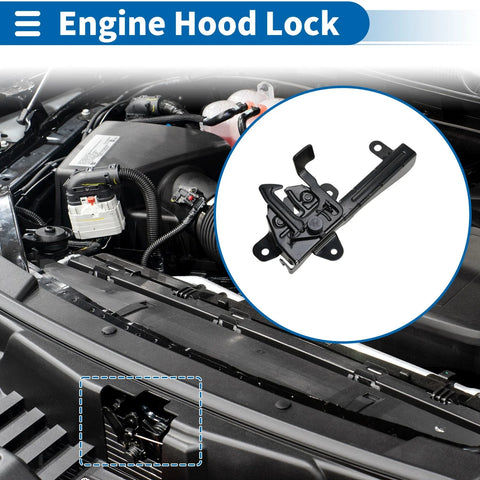 Kia Forte Hood Latch Assembly (2010-2013)
