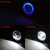 Motorbike Scooter Black 7 Inch LED Motorcycle Headlamp
