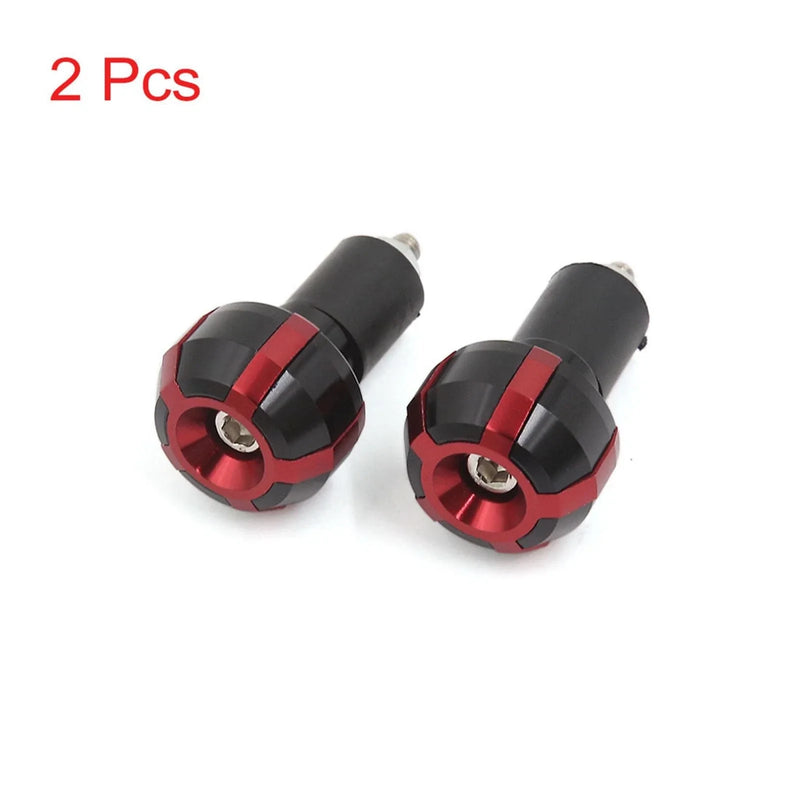 Motorcycle 2 x Aluminum Alloy Handle Bar Hand Grip End Cap