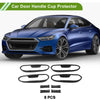 Ford Edge Carbon Fiber Black ABS 8 x Pieces Car Door Handle Cup Protectors