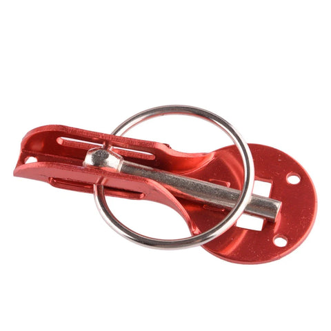 Racing Sport Cars - Red Universal Alloy Hood Pin Lock Kit