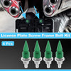 Universal Motorcycle License Plate Screws Cover 5.4cm 4 pcs