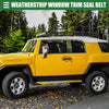 Toyota FJ Cruiser Rear Left Right Door Window Belt Weatherstrip (07-14)