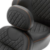 Harley Electra Street Glide Dual Gel Seat Backrest Pad (2014-2023)