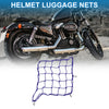 Motorcycle Motorcycle Luggage Cargo Net 40x40cm Bungee Cargo Net Blue