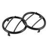 Jeep Wrangler 1 Pair Round Turn Signal Light Grill Guard Cover (2007-2018)