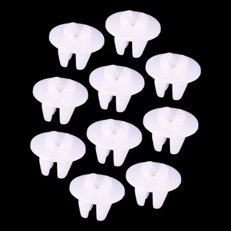 Toyota 10 x White Headlight Grommet Clips (Various Years)
