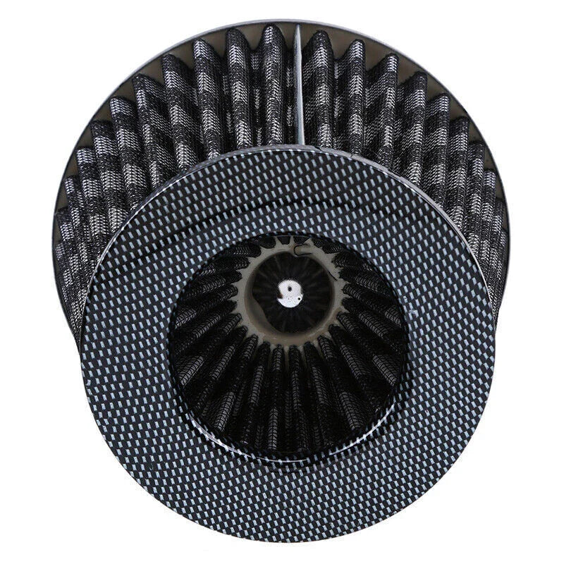 Universal Vehicles 3" Carbon Fiber Black Inlet Short Ram Cold Air Intake