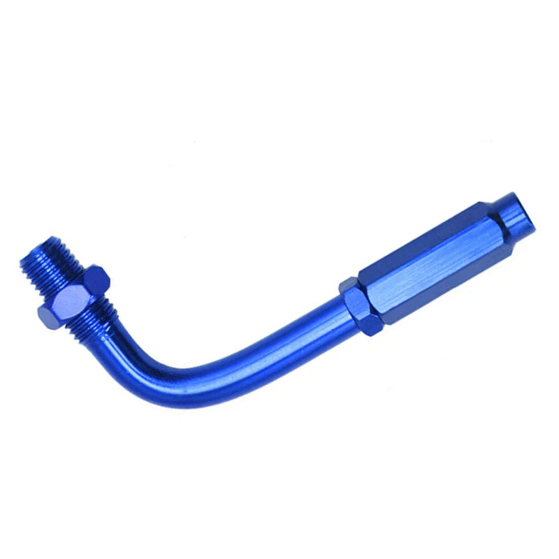 Universal Motorcycle - Blue 90 Degree Throttle Cable Adjuster