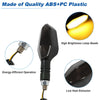 Motorcycle Turn Signal Assembly LED Motorcycle Blinker Yellow Black