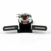 ATV Cafe Racer Bobber Chrome Flame Tail Light with Bracket