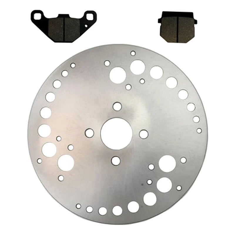 Polaris Phoenix 200 Rear Brake Rotor & Semi-Metallic Pads (2005–2010)
