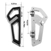 Harley Touring Chrome Driver Floorboards Mount Bracket (2014-2024)