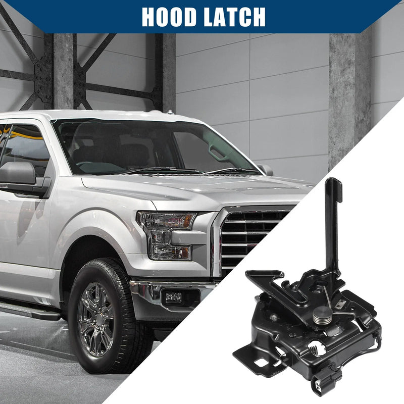 Ford F-150 2015-2020 - Metal Black Car Hood Lock Latch (2015-2020)