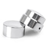 Harley Dyna Road King 1200 Custom XL1200C Chrome Rear Axle Nut Covers (2011)
