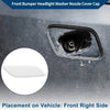 Honda Civic FB2 FB3 (2012-2013) 1 x White Front Right Washer Nozzle Cover