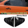 Mitsubishi Lancer EVO Black Side Vent Window Louver Cover (2009–2016)