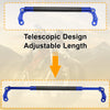 Motorcycle Balance Blue Black Handle Bar Extender Bracket 300mm