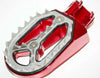 KTM 65SX Motorcycle CNC Red Stainless Foot Pegs