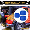 Jeep Gladiator JT (2020-2024) Blue Exterior Door Handle Bowl Cover Trims