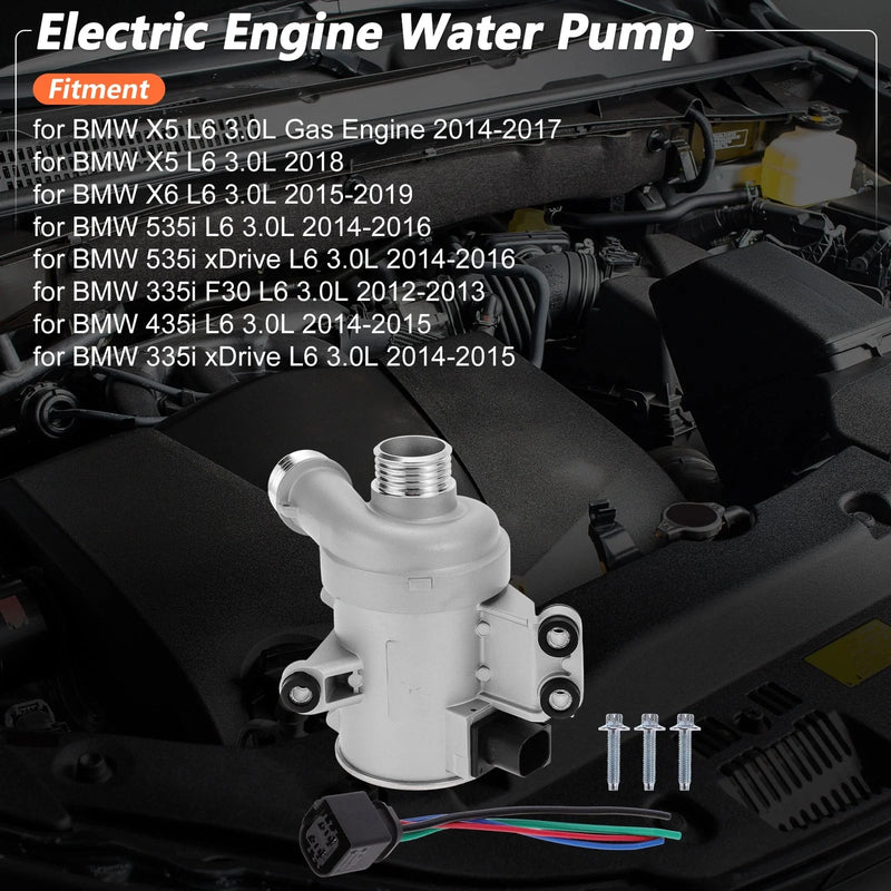 BMW X5 L6 3.0L Gas Electric Water Pump (2014-2017)