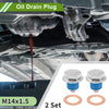 Car Motorcycle Oil Drain Plug M14x1.5 2 x