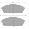 Honda Accord CB Front Disc Brake Pads Set (1989 - 1994)