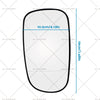 Saab 9-5, 9-3 Heated Mirror Glass Pair (2003 - Present)