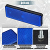 Motorcycle Garbage Cans Blue 10 Universal Rectangle Shape Reflectors