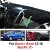 Chevrolet Sonic Aveo Dash Mat (2012-2016)
