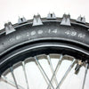 PIT Trail Dirt Bike 12mm Axle 17" Front & 14" Rear Wheel Rim Tire