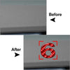 Make & Model 6 x Window Door Wall Car Badge Emblem Decals Stickers