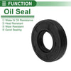 Make Model Oil Seal NBR Rubber 22x47x10mm Black