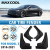 Tesla Model 3 4 Pcs Mud Flaps Splash Guards (2017-2023)
