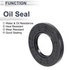 Make Model Oil Seal/45x85x10mm/NBR Rubber Rotary Shaft Seal Black 5 Pcs