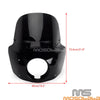 HD Softail Low Rider S Matte Black Headlight Fairing w/ 12" Windshield (20-23)